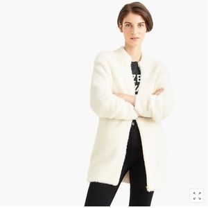 J.Crew / Point Sur fuzzy cardigan jacket